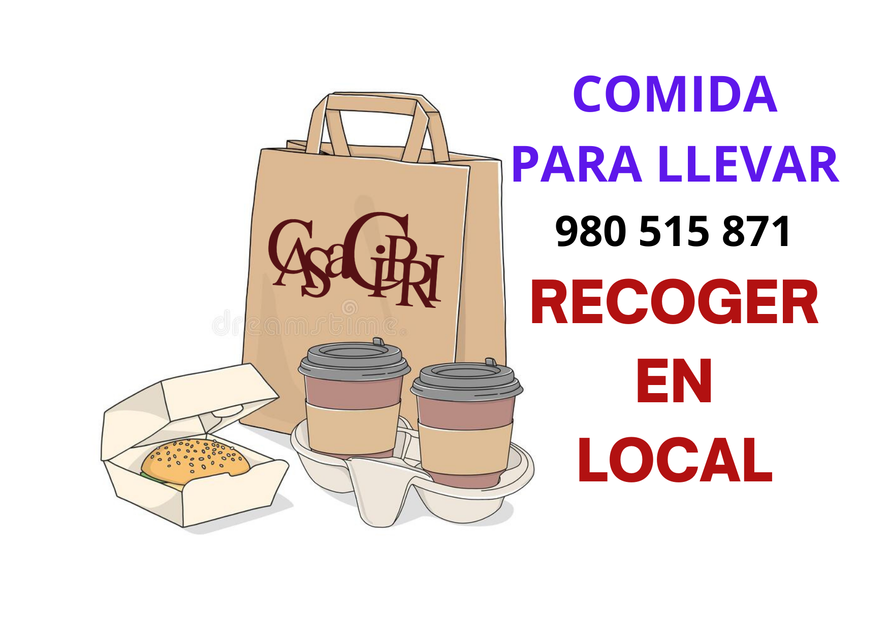 RECOGER EN LOCAL